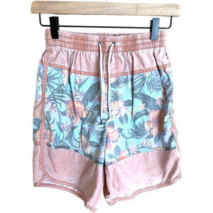 WITHOUT WALLS Men's Floral Swim Trunks - Size Small